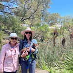mum and sara caregiving in Kings Park